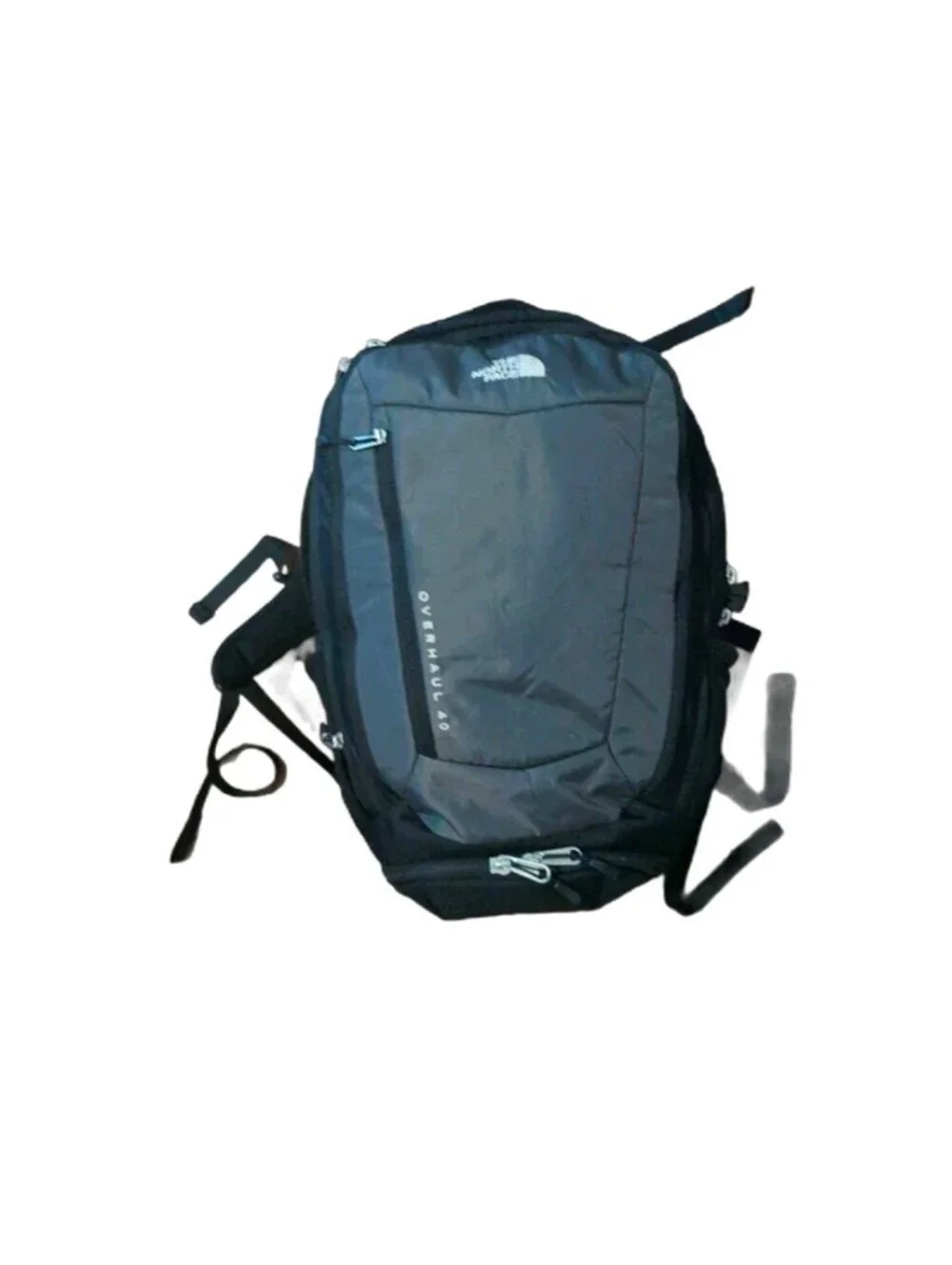 The North Face Overhaul 40L Unisex Backpack in Black and Gray